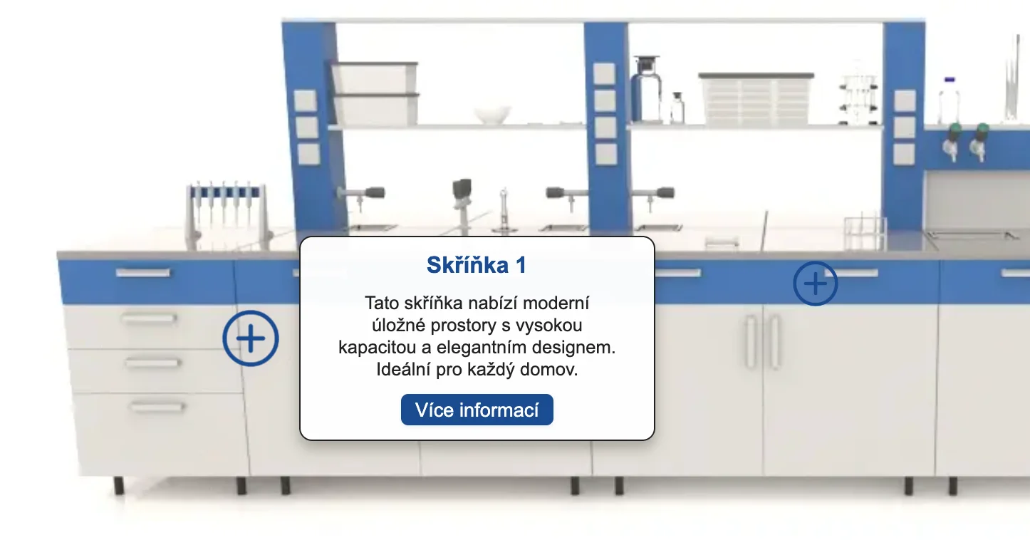 Obrázek projektu Interaktivní komponenta pro výrobce laboratorního vybavení