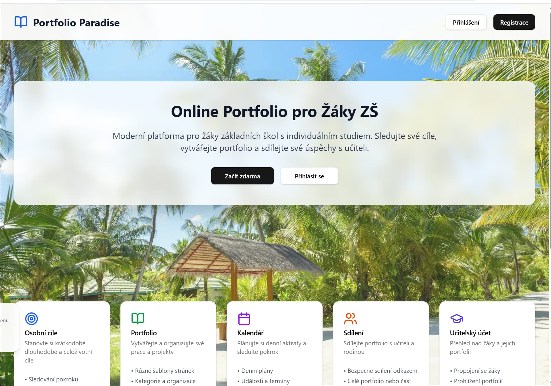 Obrázek projektu Portfolio Paradise